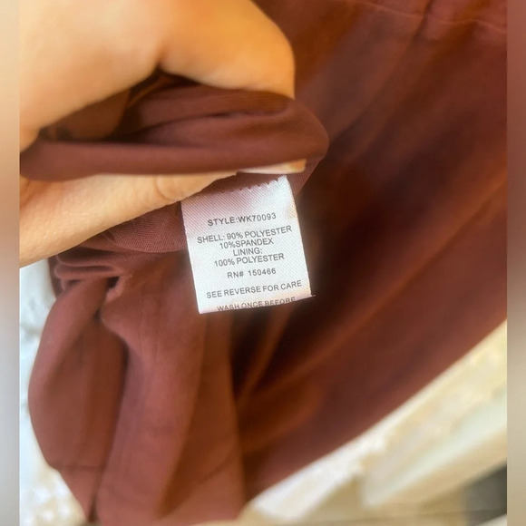 41 Hawthorn Bowie Faux Suede Dress brown size M - Picture 9 of 11